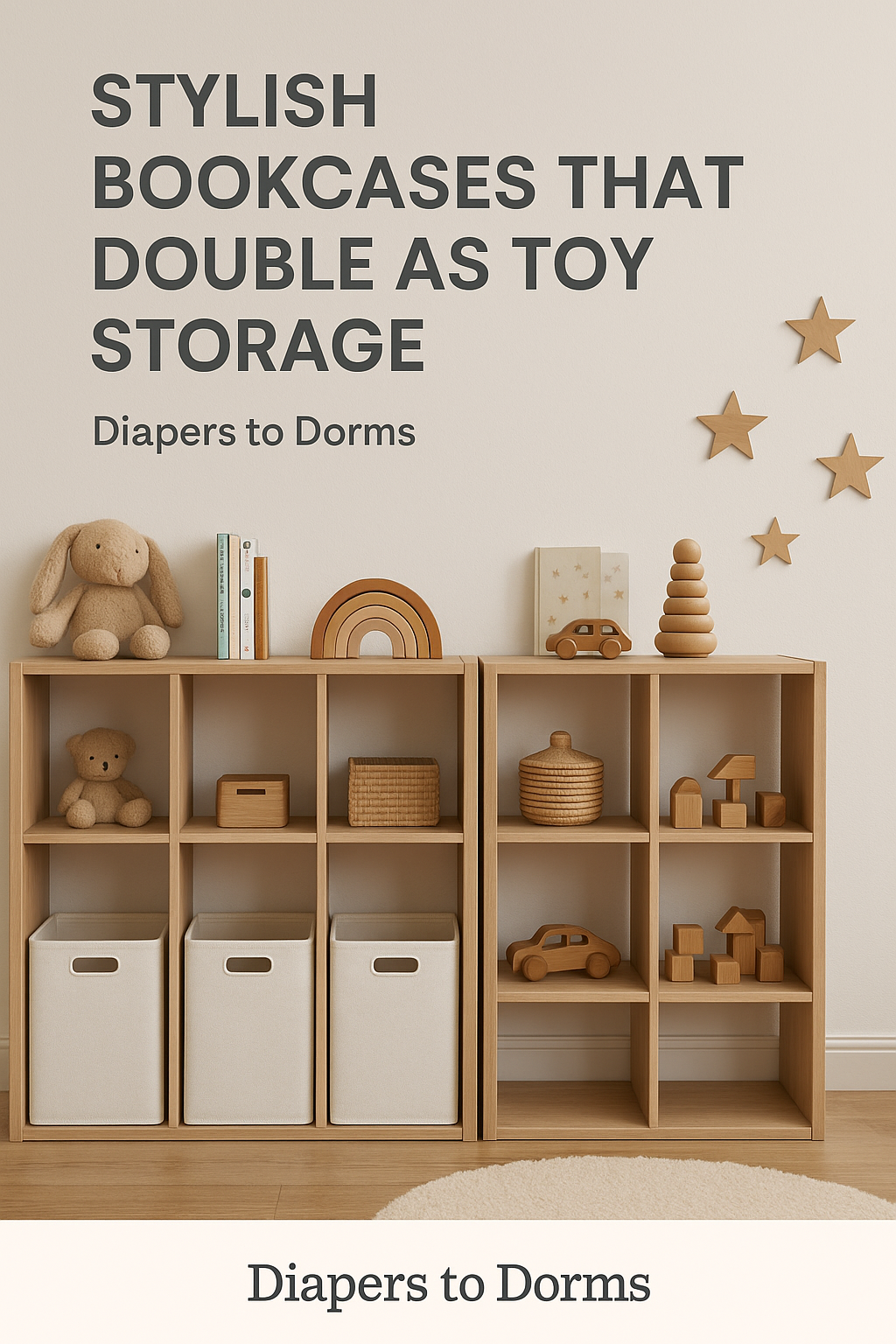 Stylish Bookcases That Double As Toy Storage